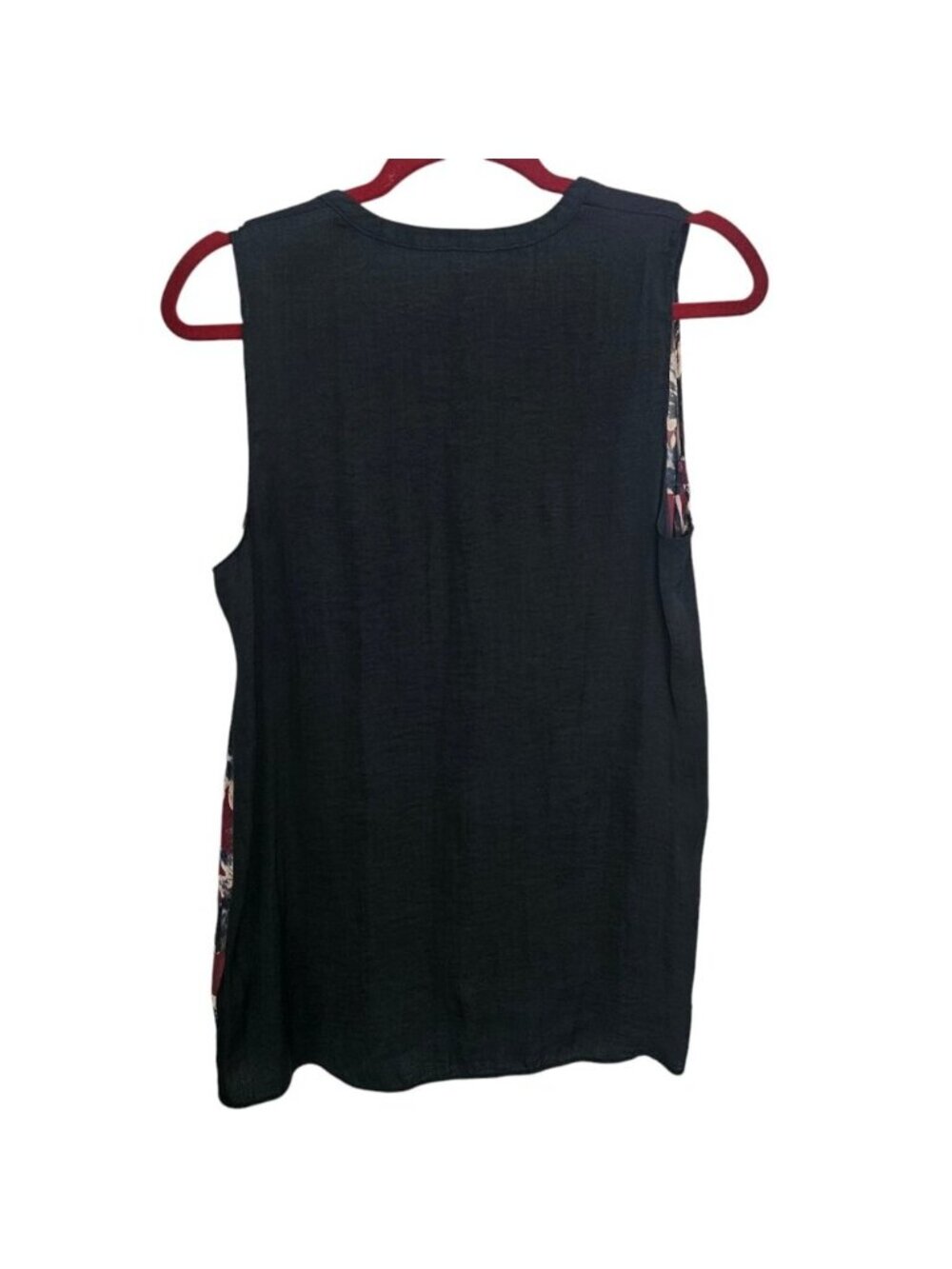 Whimsigoth Grunge V Neck Abstract Elegant Chic Floral Top - Picture 2 of 5